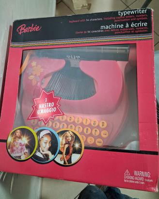 macchina per scrivere vintage della barbie