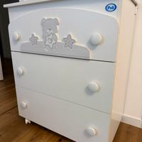 Cassettiera fasciatoio Pali