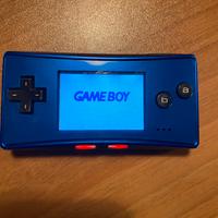 Game Boy Micro Blu con cavo funzionante