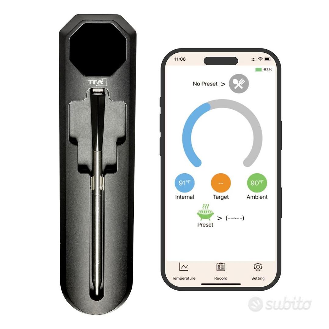 Termometro Wireless Per Carne PeachStreet - Bluetooth, 150m Range, Impermeabile IP68 - Foto 9