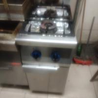cucina 2 fuochi professionale a gas