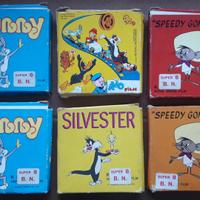 12 NASTRI BOBINE FILMINI CARTONI CARTOON SUPER 8