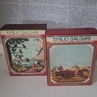 set 2 cofanetti Emilio Salgari