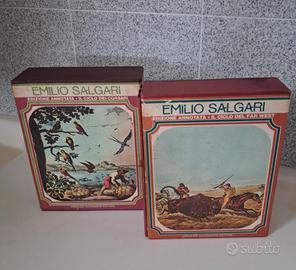 set 2 cofanetti Emilio Salgari