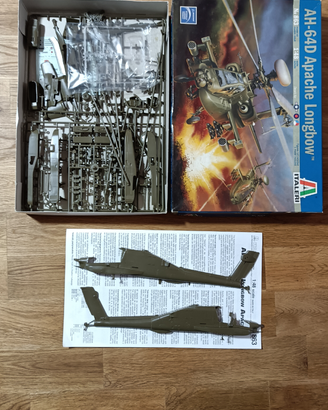 Italeri AH-64 D Apache Longbow scala 1/48
