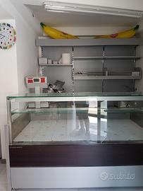 Retro Banco in Legno Laminato e Finiture in Zinco