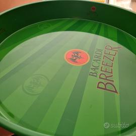 vassoio da bar vintage bacardi breezer