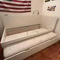 Letto singolo IKEA con letto estraibile