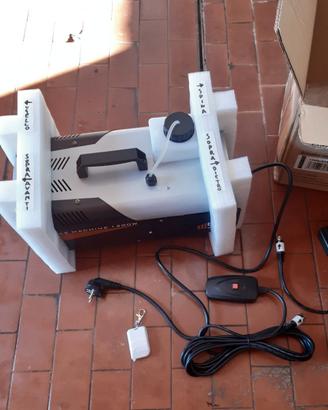 Macchina fumo effetto fumogeno dj feste karaoke