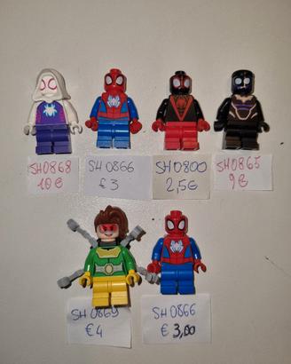 lego minifigure super eroi 