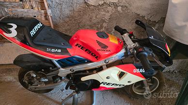 Mini moto a miscela