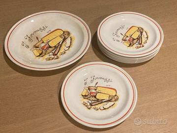 Set piatti da formaggio