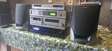 Impianto HI-FI Modulare Con Amplificatore Bluetoot