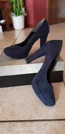 Scarpe scamosciate Blu