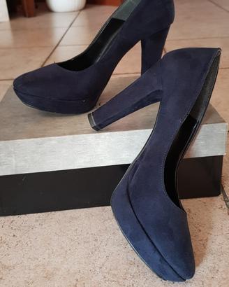 Scarpe scamosciate Blu
