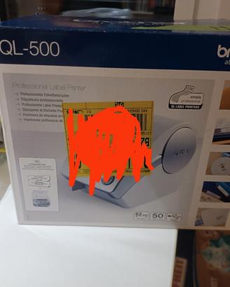 Stampante Etichette Brother QL-500 NUOVA-mai usata