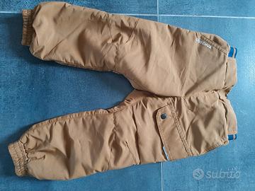 Pantaloni felpati ,idrorepellenti da bambino 
