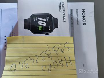 Smartwatch Honor CHOICE Watch 2i nuovo