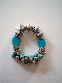 Bracciale in pasta di turchese