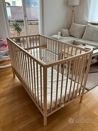 Lettino + Materasso + Paracolpi