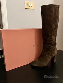 Stivali Contigo scamosciati marrone N°39