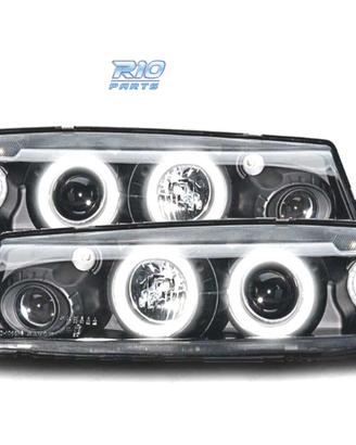 FARI OPEL CALIBRA 90-98 ANGEL EYES CCFL SFONDO NER