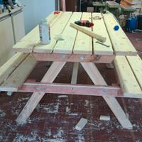 tavolo picnic  in legno pino