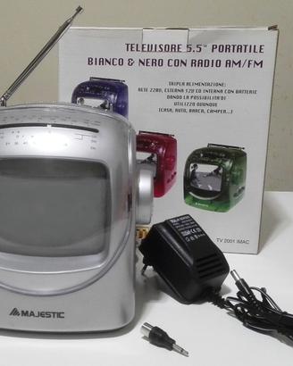 TV-Radio portatile vintage Majestic 2001 IMAC5.5"