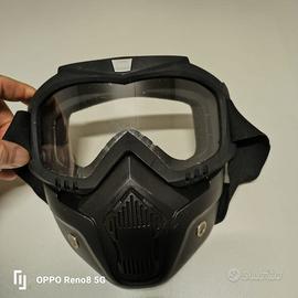 Maschera facciale da moto