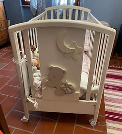 Lettino Mibb Babi Bianco Sabbia