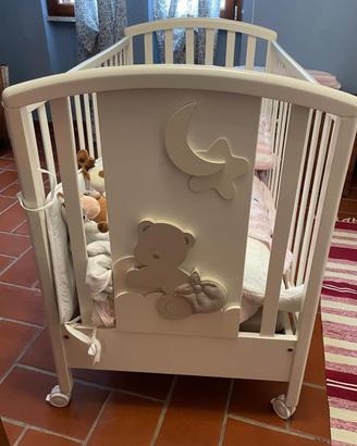 Lettino Mibb Babi Bianco Sabbia