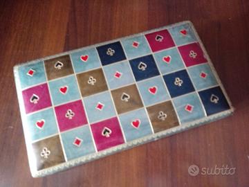 DAL NEGRO box in pelle per carte da gioco