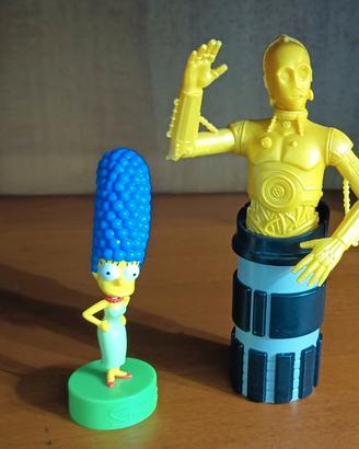 ACTION FIGURE Simpson e C3PO 