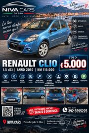 Renault Clio 1.5 dCi 90CV 5 porte UNICO PROPRIETAR