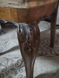 Gruppo sedie stile art decò primi novecento