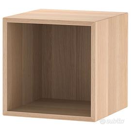 Cubo Ikea Eket mensole rovere 35x35x35 gancio muro