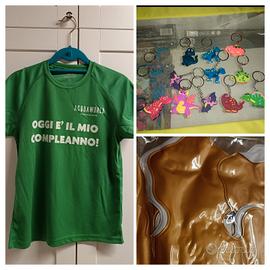 kit compleanno t-shirt corona e gadget 