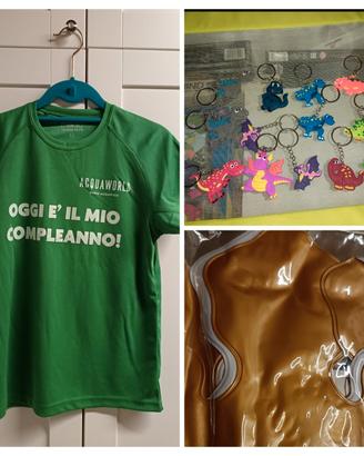 kit compleanno t-shirt corona e gadget 