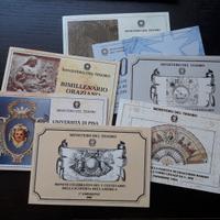 ARGENTO cartoncino 500 1000 lire ITALIA FDC _LEGGI