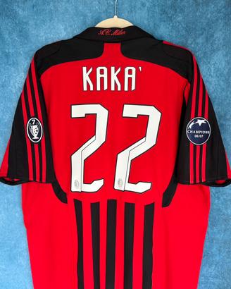 Maglia AC Milan 2007/2008 Kakà 22 UCL Originale