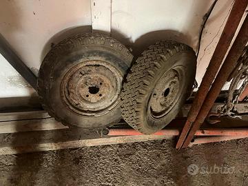 Gomme agricole con cerchione