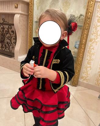 Spagnola Vestito carnevale sartoriale Spagna