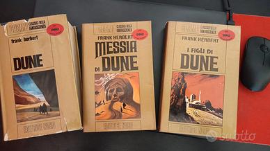 Primi tre volumi ciclo Dune.
