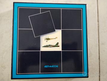 scatola fiammiferi vintage da collezione Aermacchi