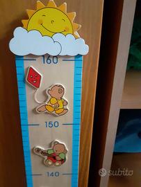Metro in legno decorativo per stanza bimbi
