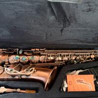 Sax alto slade nuovo completo ramato