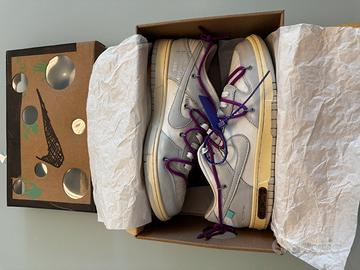nike dunk low x off white Lot 28 EU 45