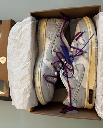 nike dunk low x off white Lot 28 EU 45