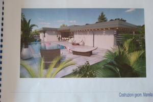 Villa singola su unico piano terra con piscina