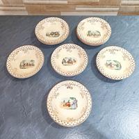 set Piatti vintage da collezione imperial crown
